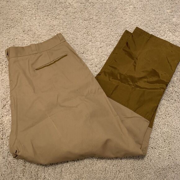 Vintage 70s Browning Pants Mens 44 Tall Tan Sportsman Apparel Hunting USA 23501 - Picture 6 of 7